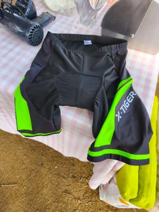 Culotte Ciclismo X-Tiger Negro/Verde Neón