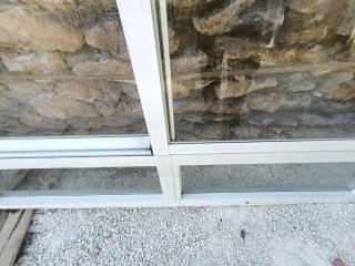 Ventana aluminio 170x150 cristal seguridad