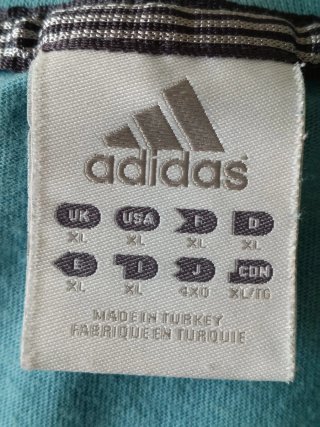 T-shirt Adidas Celeste Vintage Taglia M