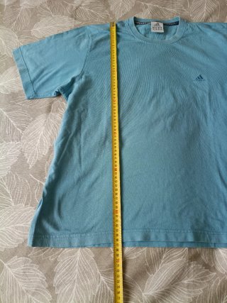 T-shirt Adidas Celeste Vintage Taglia M