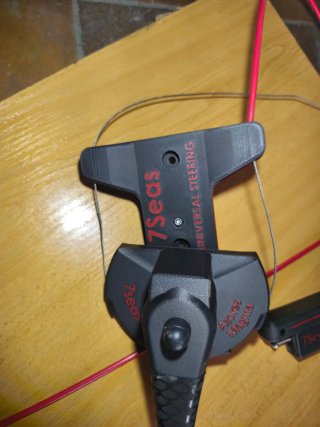 Timón para motor de kayak universal