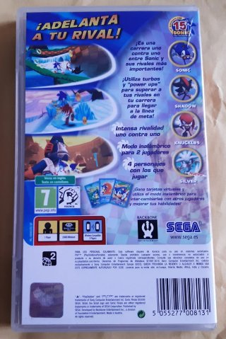 Sonic Rivals PSP PlayStation Portable