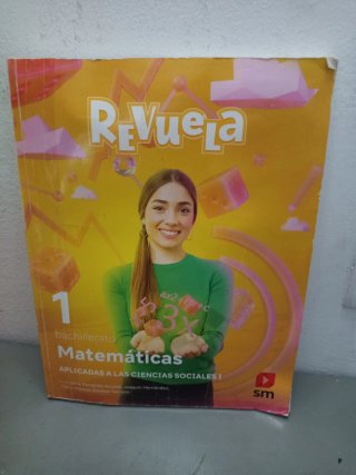 Libro de matemáticas 1° bachillerato Revuela