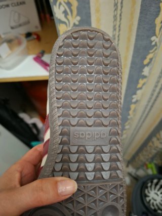 Adidas Zapatillas Deportivas Blancas y Rojas