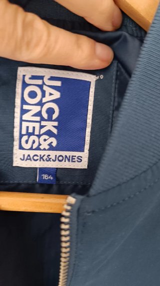 Chaqueta bomber azul niño