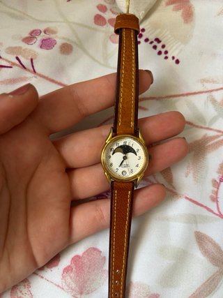 Reloj Vintage Marrón y Dorado