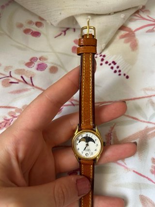 Reloj Vintage Marrón y Dorado