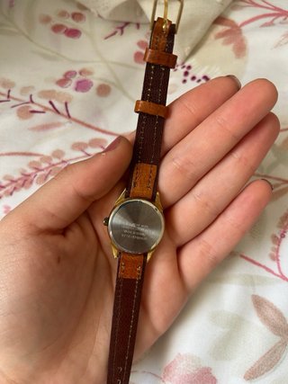 Reloj Vintage Marrón y Dorado
