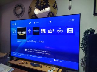 PS4 Slim 1 Tera+ Mando Rojo+ Mando original cerrad