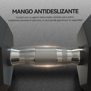 Set 2 Mancuernas Hexagonales 15 kg