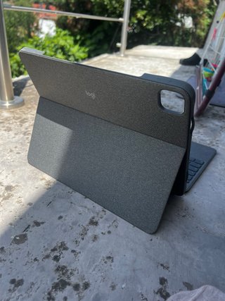 Funda Logitech Combo Touch Gris iPad Pro 12.9