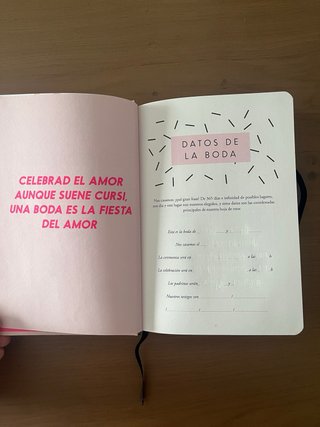 La agenda de nuestra boda