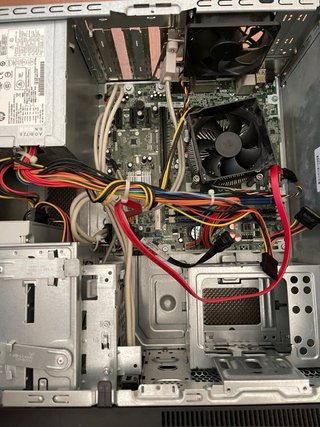 HP Elite 7300 PC Escritorio Negro