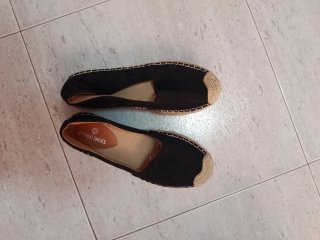 Zapatillas esparto ETÉREO SHOES negras