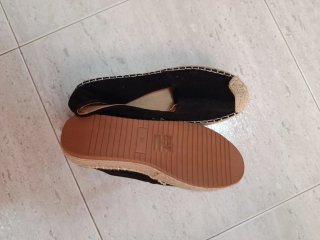 Zapatillas esparto ETÉREO SHOES negras