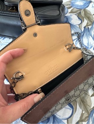 Borsa Gucci GG Marmont Nera e Beige