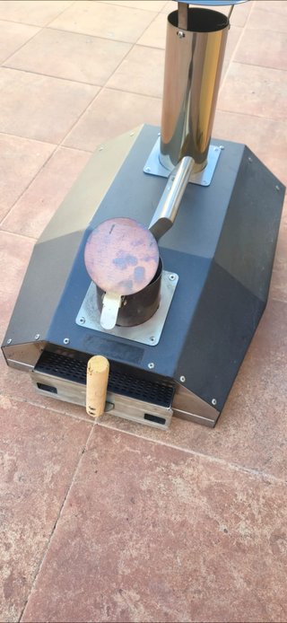 Horno Pizza Portátil Exterior Pellets