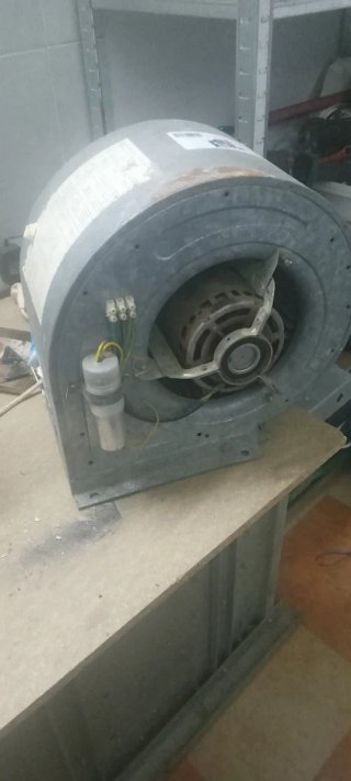 Motor extracción industrial
