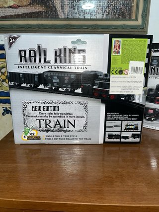 Conjunto 2 Trenes Juguete Clásicos Rail King