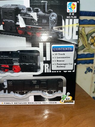 Conjunto 2 Trenes Juguete Clásicos Rail King