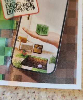 Kinder Joy Minecraft Cubo Verde Collezione