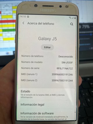 Samsung Galaxy J5 Duos J530F Oro 16GB