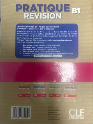 Pratique révision B1 540 exercices