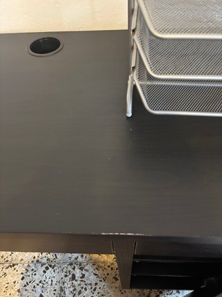 Escritorio IKEA MICKE Negro-marrón
