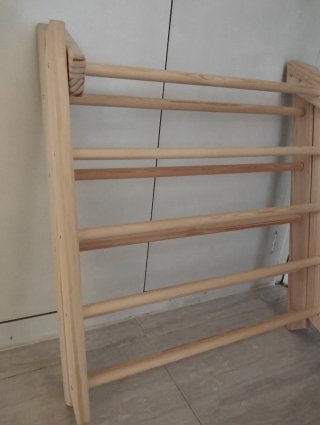 Triangolo Pikler pieghevole Montessori in legno