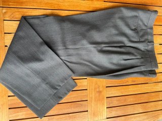 Traje de caballero lana virgen gris