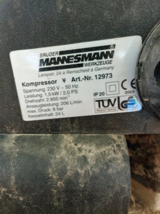 Compresor de aire Mannesmann