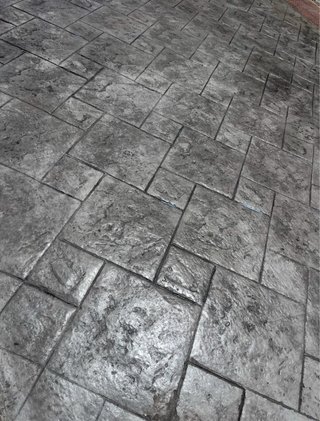 Hormigón impreso decorativo