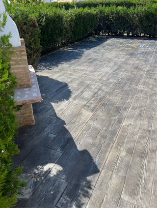 Hormigón impreso decorativo