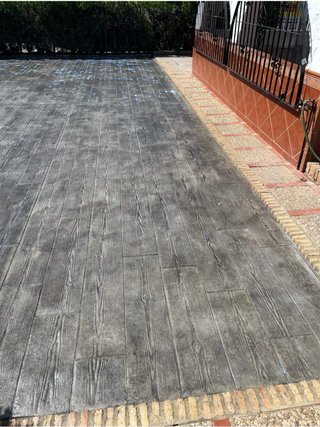 Hormigón impreso decorativo