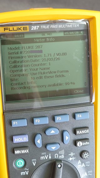 Multímetro Fluke 287 TRMS com TrendCapture