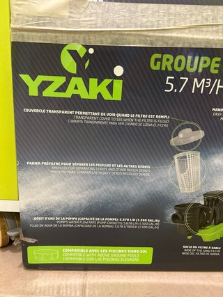 Depuradora Filtro Piscina Yazaki 5.7 m³/h