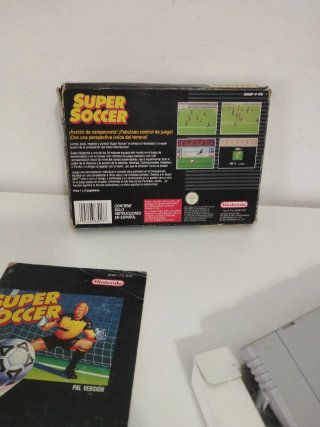Super Soccer SNES Nintendo PAL