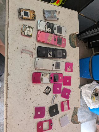 Lotto Motorola Razr V3 - Pezzi di ricambio