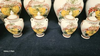Juego 10 tarros cerámica cocina