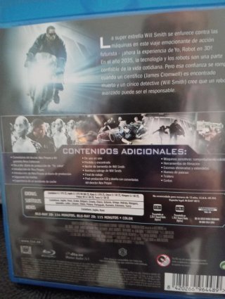 Pack Blu-ray 3D: Tintín, Yo, Robot, Simios