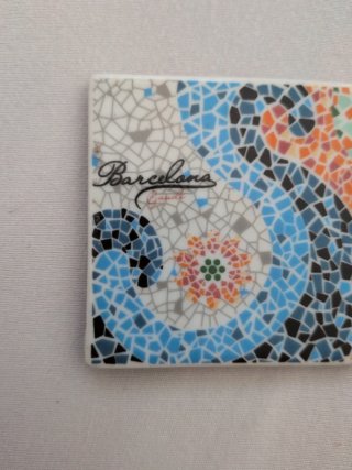 Magnete Frigorifero Barcelona Mosaico