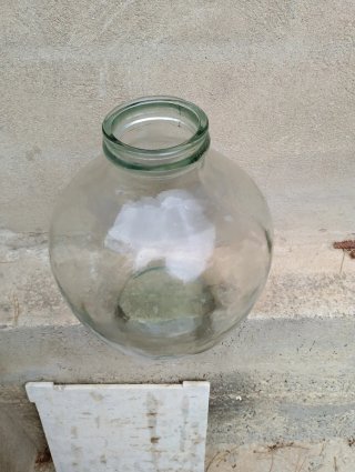 Recipiente de cristal para peces