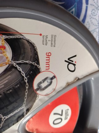 Cadenas para nieve talla 70