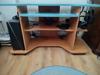 Escritorio Oficina/Gaming Madera con ruedas