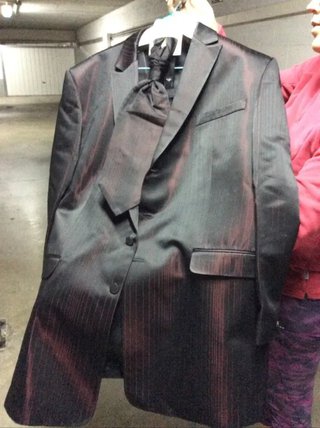 Traje de novio rayas