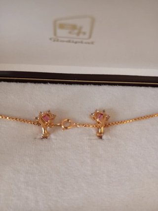 Conjunto de Joyas Chapado Oro Rosa