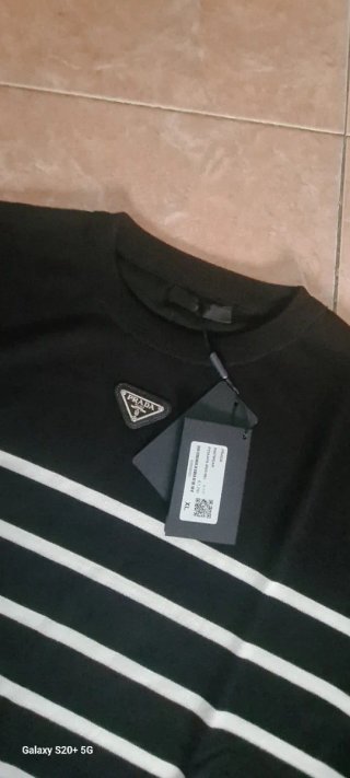 Camiseta Prada Rayas Hombre