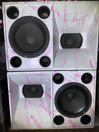 Se vende o se cambia pareja de cajas 1/18 y 1/15