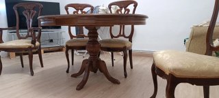 Mesa de comedor extensible madera