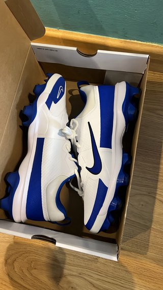 Zapatillas Béisbol Nike Rojas y Blancas